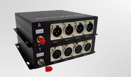 BY-XLR-350 4 Ch Balanced Audio over Fiber