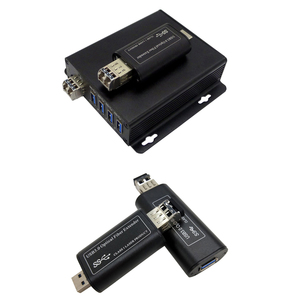 USB 3.0 Fiber Optic Extender over OM1 & OM3 Multimode Fiber Optic Cable