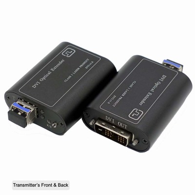 4K DVI Optical Fiber Extender with HDCP