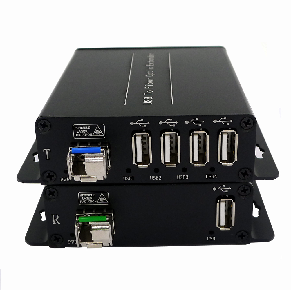 4 Port USB 2.0 Hub over Fiber Extender