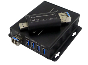 4 Port USB 3.0 Hub over SMF Fiber Extender