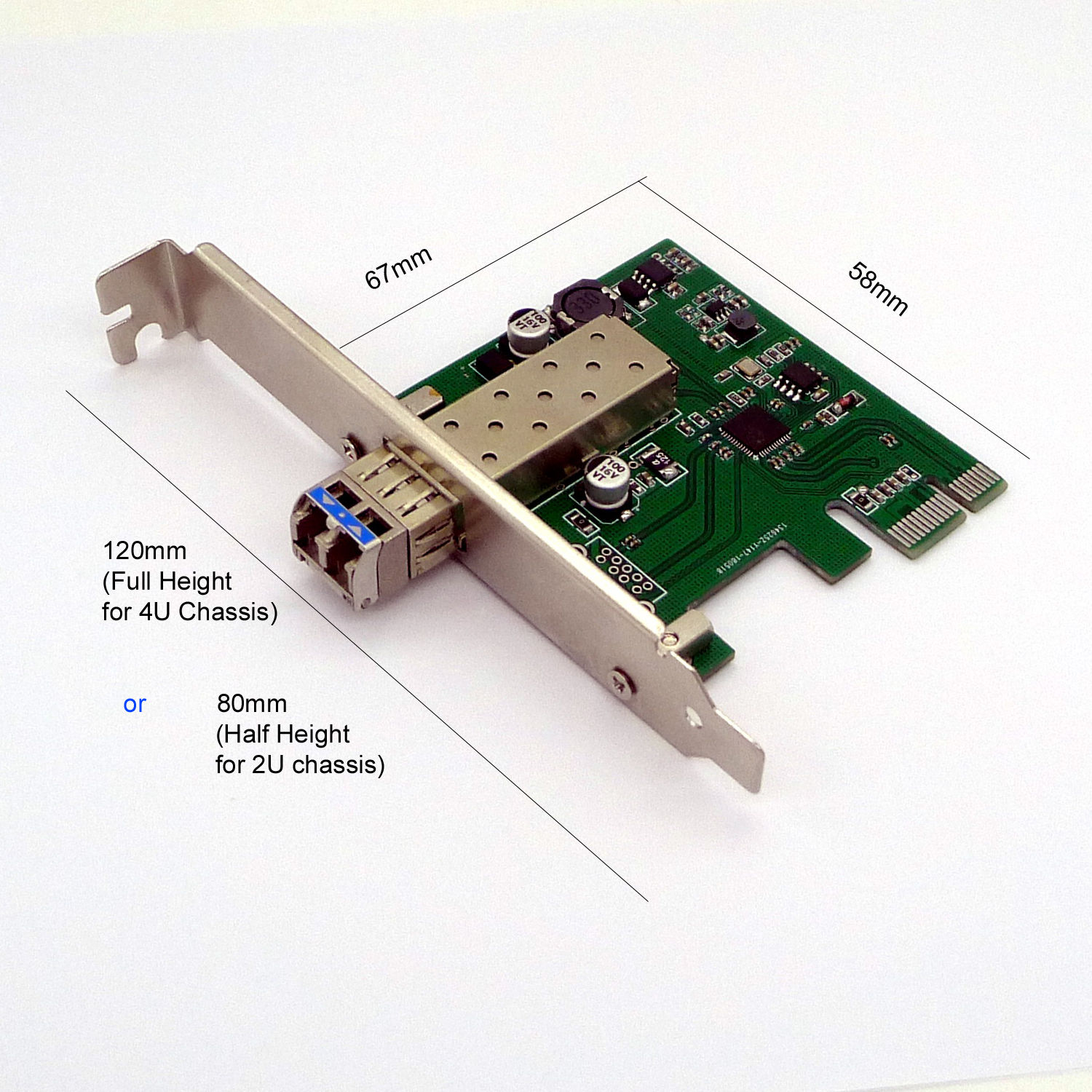 PCI-E to 4 Port USB 3.0/2.0/1.1 Hub Fiber Optic Extender