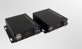 4K HDMI + Keyboard+mouse over fiber extender